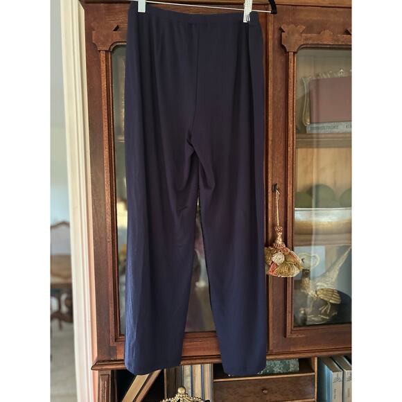 Eileen Fisher Straight Cropped Pants in Midnight XS nwt - Picture 4 of 7